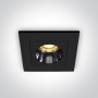 Spot LED Incastrat in tavan Negru 3W 3000K CRI90