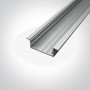 Profil Banda LED Incastrat in tavan sau perete h10mm 2m