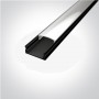 Profil LED Negru Aplicat pe tavan, mobila, riflaje 2m slim