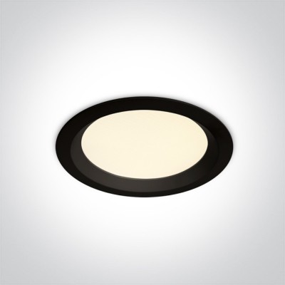 Spot LED Baie 20W Negru, Lumina Calda , Neutra sau Rece Incastrat