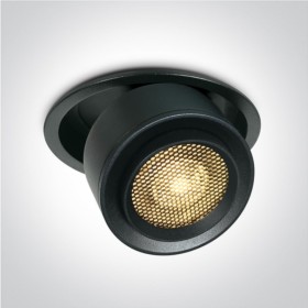 Spot LED 28W  Reglabil Negru CRI 90 Lumina Calda 3000K