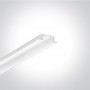 Profil LED Trepte Alb 2 metri cu dispersor click