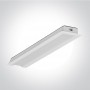 Profil LED Trepte Alb 2 metri cu dispersor click