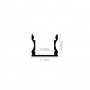 Profil LED Negru Aplicat H15.3mm 2metri S2