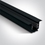 Sina spoturi LED incastrata in tavan 3 Metri Neagra 220V