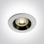 Spot incastrat cu GU10 Dark Light alb