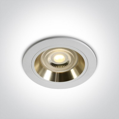 Spot incastrat cu GU10 Dark Light alb