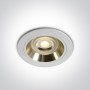 Spot incastrat cu GU10 Dark Light alb