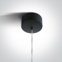Pendul Negru cu alama GU10 DARK LIGHT h165mm