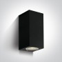 Aplica fatada exterior Neagra IP65 cu lumina sus si jos GU10 M1.2