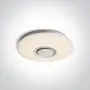 Plafoniera Smart Dimabila +Lumina CCT + RGB cu boxa Bluetooth 24W 400mm