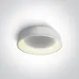 Plafoniera LED Dormitor Alba 32W Lumina Calda Moderna D455mm