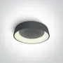 Plafoniera LED Dormitor Antracit 32W Lumina Calda Moderna D455mm