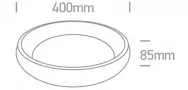 Plafoniera LED CCT 2700K-3000K-4000K 30W Alba CRI90