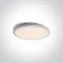 Plafoniera LED Bucatarie Slim 24W Alba cu Lumina calda D380mm
