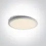 Plafoniera LED Dormitor Slim 36W Alba cu Lumina calda CRI85 D500mm