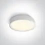 Plafoniera LED Dormitor 25W Alba Moderna cu Lumina calda D400mm