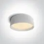 Plafoniera LED Living sau Dormitor Alba 40W CRI90 cu lumina calda
