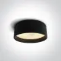 Plafoniera LED Living sau Dormitor Neagra 40W CRI90 cu lumina calda