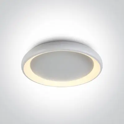 Plafoniera Living Alba 50W cu Lumina Calda Design Modern