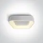 Plafoniera LED Patrata Alba 38W 3000K Bucatarie sau Dormitor