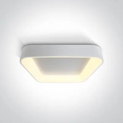Plafoniera LED Patrata Alba 50W 3000K Living