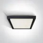 Plafoniera Baie Antracit Patrata LED IP54 30W Lumina Calda Rotunda