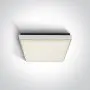 Plafoniera LED Baie Alba IP54 Patrata 25W Lumina Calda