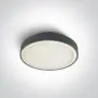 Plafoniera exterior IP65 Antracit cu doua dulii clasice E27 D260mm