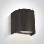 Aplica perete exterior pentru perete cu lumina intr-o directie Alba IP65 1XGU10