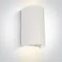 Aplica perete exterior pentru perete cu lumina in doua directii Alba IP65 2XGU10