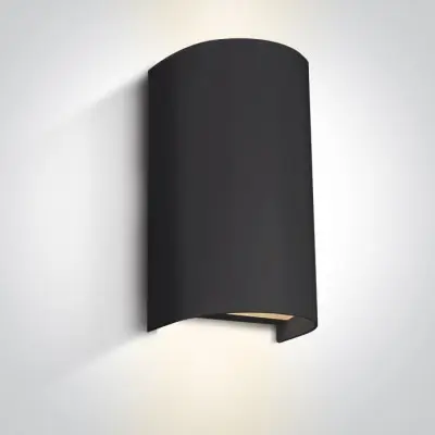 Aplica perete exterior pentru perete cu lumina in doua directii Alba IP65 2XGU10