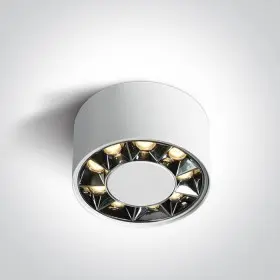 Spot Tavan Alb cu Negru 12W Lumina Calda CRI90 Design Modern cu 5 Ani Garantie