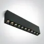Spot Tavan Negru 24W Lumina Calda CRI90 Liniar Living