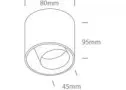 dimensiuni spot led aplicat