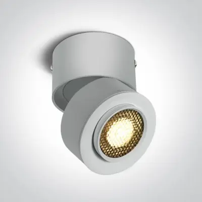 spot led aplicat alb orientabil cu unghi reglabil, ideal pentru living, dormitor, bucatarie, hol
