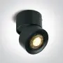 spot led aplicat negru orientabil cu unghi reglabil, ideal pentru living, dormitor, bucatarie, hol