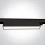 Spot LED pe sina Liniar 24W CCT 3000K-4200K-6500K Negru CRI90