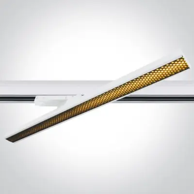Spot LED pe sina trifazica cu dispersor tip fagure