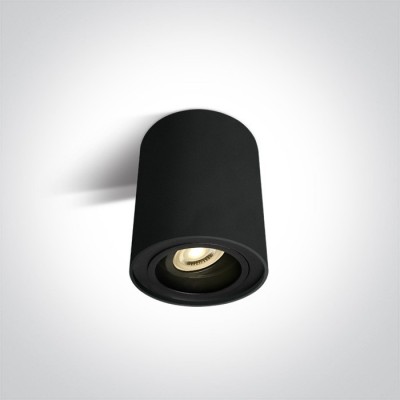 Spot Negru Aplicat pe tavan Orientabil cu dulie GU10