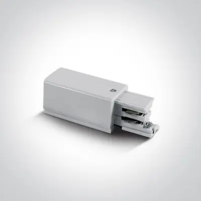 Conector alimentare sina trifazica Alb cu 3 faze si un nul