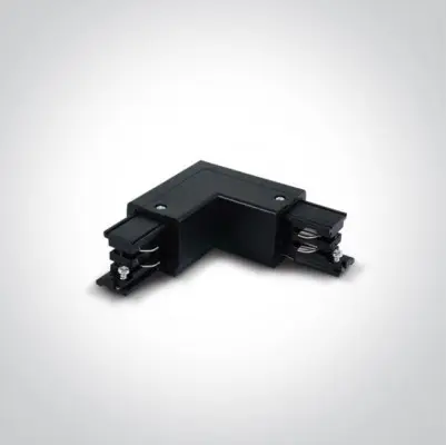 Conector L sina spoturi led trifazica 220V Negru