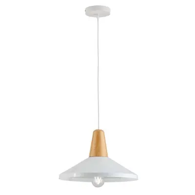 Pendul Alb D350mm H1300mm