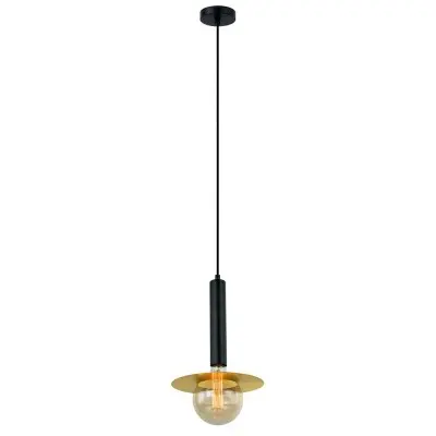 Pendul Negru cu Auriu D215mm H1930mm