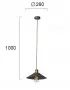 Pendul Rustic Maro D260mm H1000mm