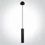 Pendul Negru D55mm H1700mm