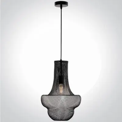 Pendul Negru D300mm H1650mm