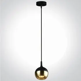 Pendul Negru cu Auriu D90mm H1200mm