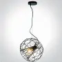 Pendul Negru D300mm H1200mm