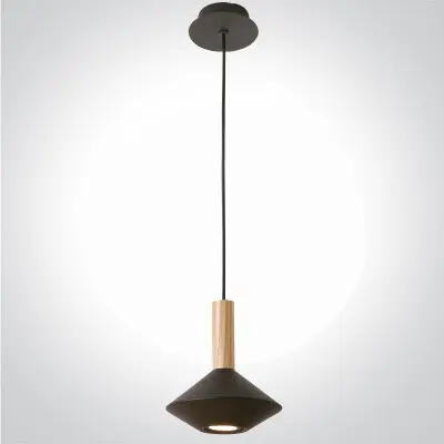 Pendul Negru D170mm H2000mm